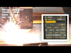 Pemotongan Laser Serat 60kW (Seri Guntur) Demonstrasi --- Pemotongan Baja Karbon 20mm